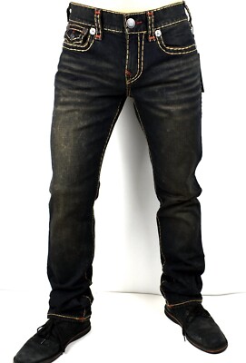 True Religion Ricky Relaxed Straight Triple Super T Jeans True Religion Ricky Relaxed Straight Triple Super T Jeans