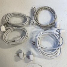 LOT 4 6ft Apple Mac Macbook Power Cord Extension Plug Volex Plus 2 Plug Only