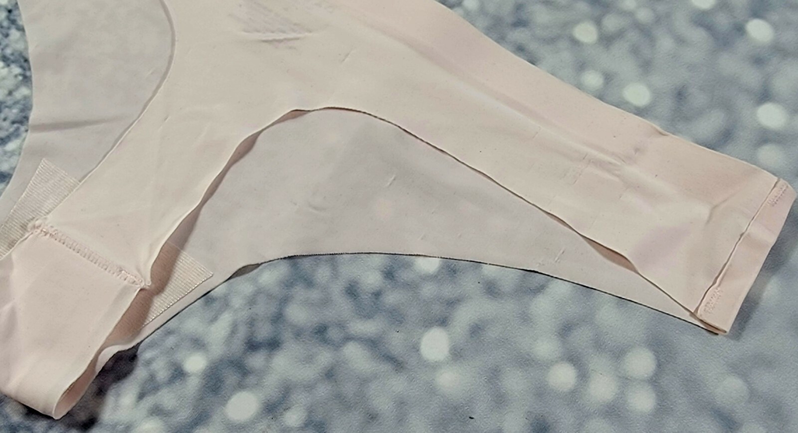 DANSKIN SATIN PINK SHINY NO SHOW THONG PANTIES SZL FLATTERING SEXY eBay