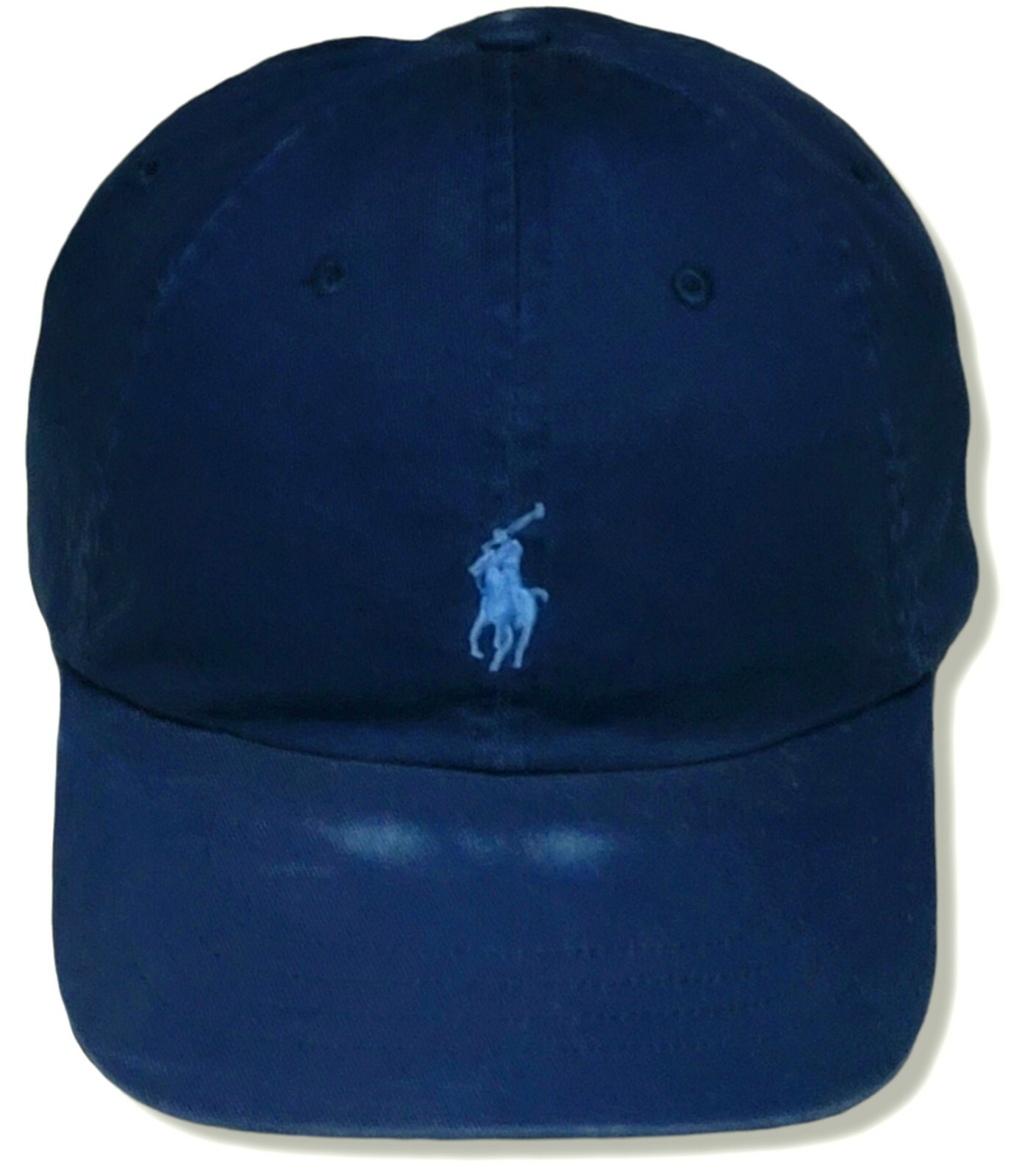 Cappello strapback vintage POLO RALPH LAUREN blu con pony classic