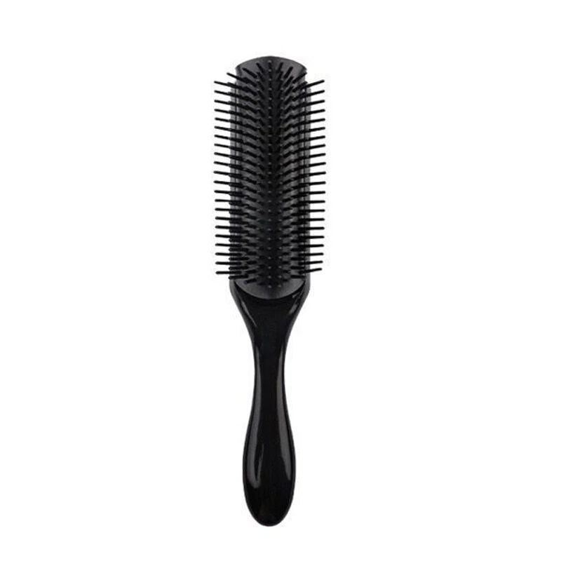 Detangling Hair Brush With Scalp Massager – Unisex, All Hair Types, Plastic Bristles, 21cm