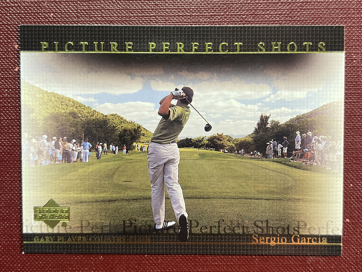 Sergio Garcia 2004 Upper Deck Picture Perfect Shots Card #72, NM-MT (BIGJ’S)
