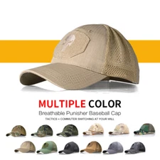 Skull Airsoft Baseball Cap Dad Hat Sun Hats Camo Headwear Paintball Gear Airsoft