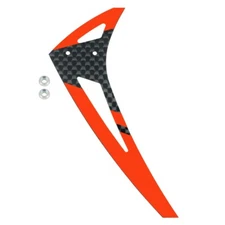 Microheli Carbon Fiber Vertical Fin "G" Style (RD) - BLADE REVOLUTION 235 CP