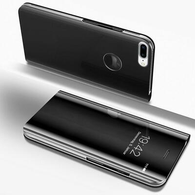 Handy Hülle für Apple iPhone 7 / 8 Plus View Case Flip Cover Schutz Hülle Tasche