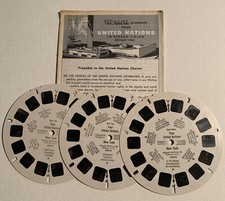 View-Master - UNITED NATIONS - A651 - 3 Reel Set Booklet V9
