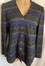 St John Lite Jacket , 5 Golden Button On Front, Sz 6