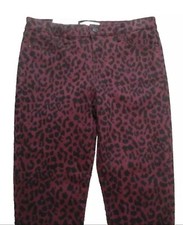 NWT Social Standard by Sanctuary Juniors Cheetah Stretch Ankle Jeans Sz 8 3-027