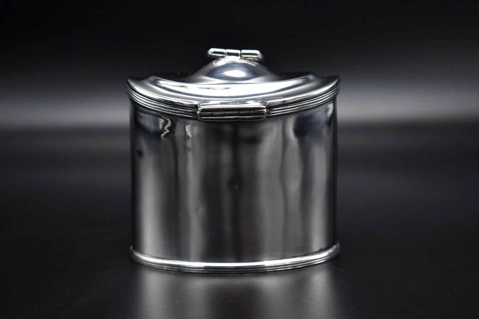 Carrito de té George V de plata esterlina 1917 Foto 3 de 4