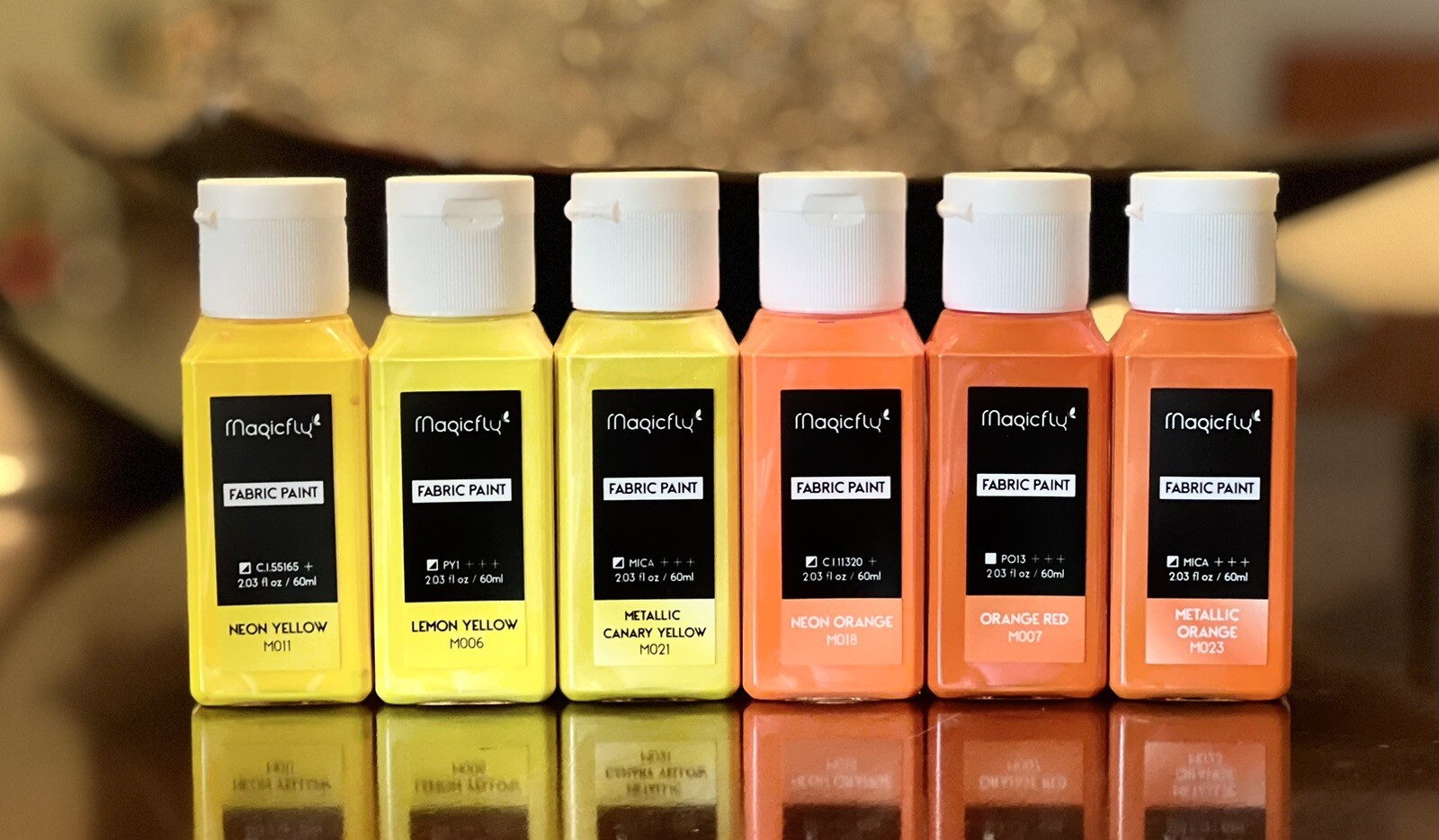 Magicfly Fabric Paint Set of 26 Colors 60ML Bottles eBay