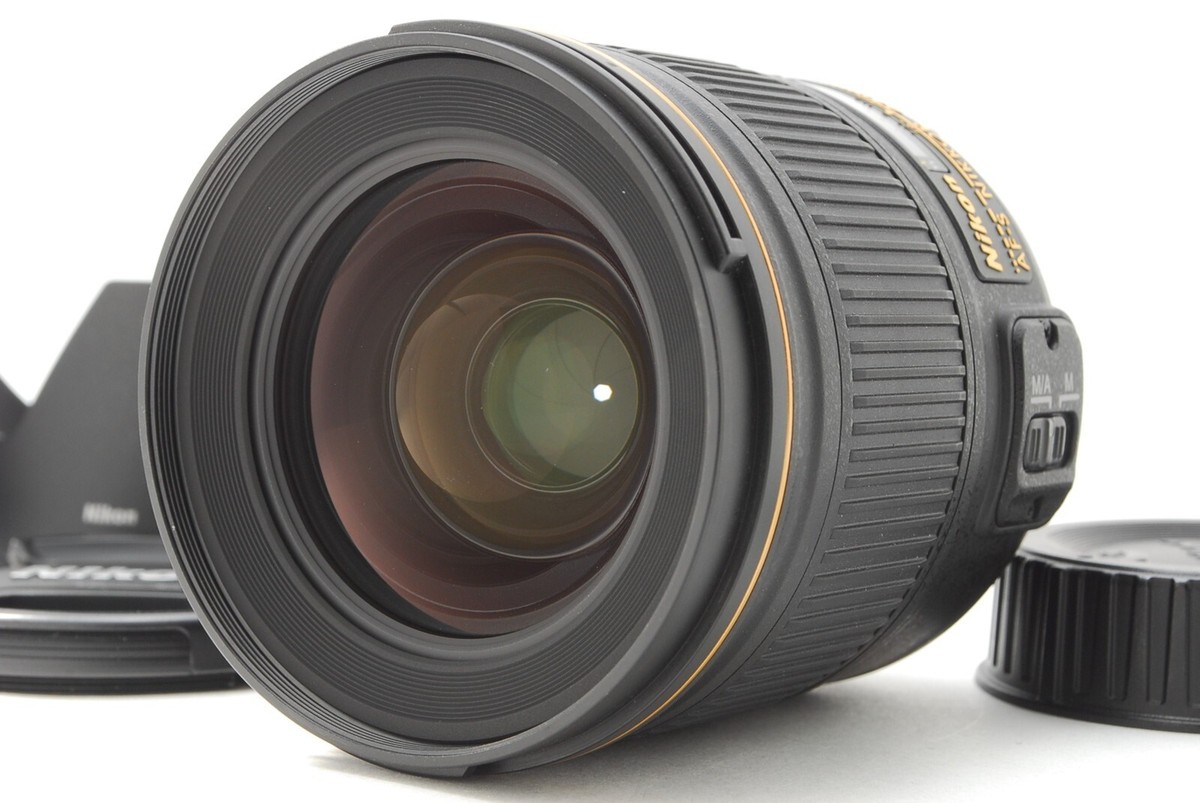 MINT】 Nikon Nikkor AF-S 28mm f1.8 G Lens withRear cap,Hood from