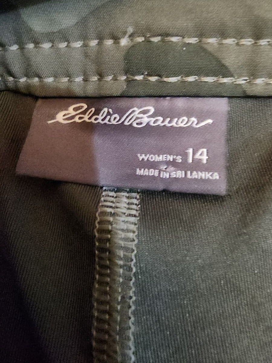Short-jupe (skort) Eddie Bauer Camouflage – Taille 14, Poches, Pour Randonnée, Golf, Voyage, Occasion Très Bon état