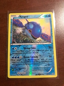 Pokemon Kyogre 53/160 Reverse Holo Rare Primal Clash NM/MT