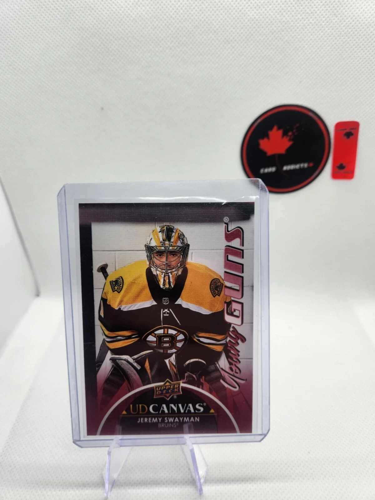 2021-22 Upper Deck Canvas YOUNG GUNS CANVAS #C116 Jeremy Swayman BOSTON BRUINS