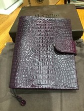 Gillio Firenze B6 Appunto Purple Croco