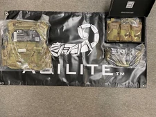 Agilite Bundle K19 Plate Carrier +Pincer Placard Trip+Six Pack Hanger pouch