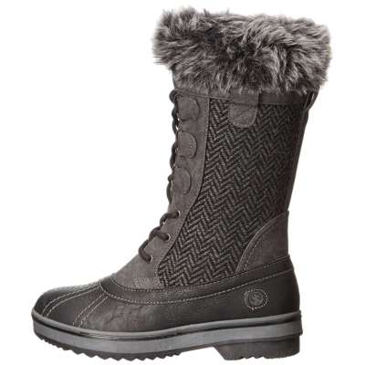 Northside Women's Bishop Mid-Calf Cold Weather Boots - Insulated Winter Fashion Boots, DK Brown/Tan, Size 6