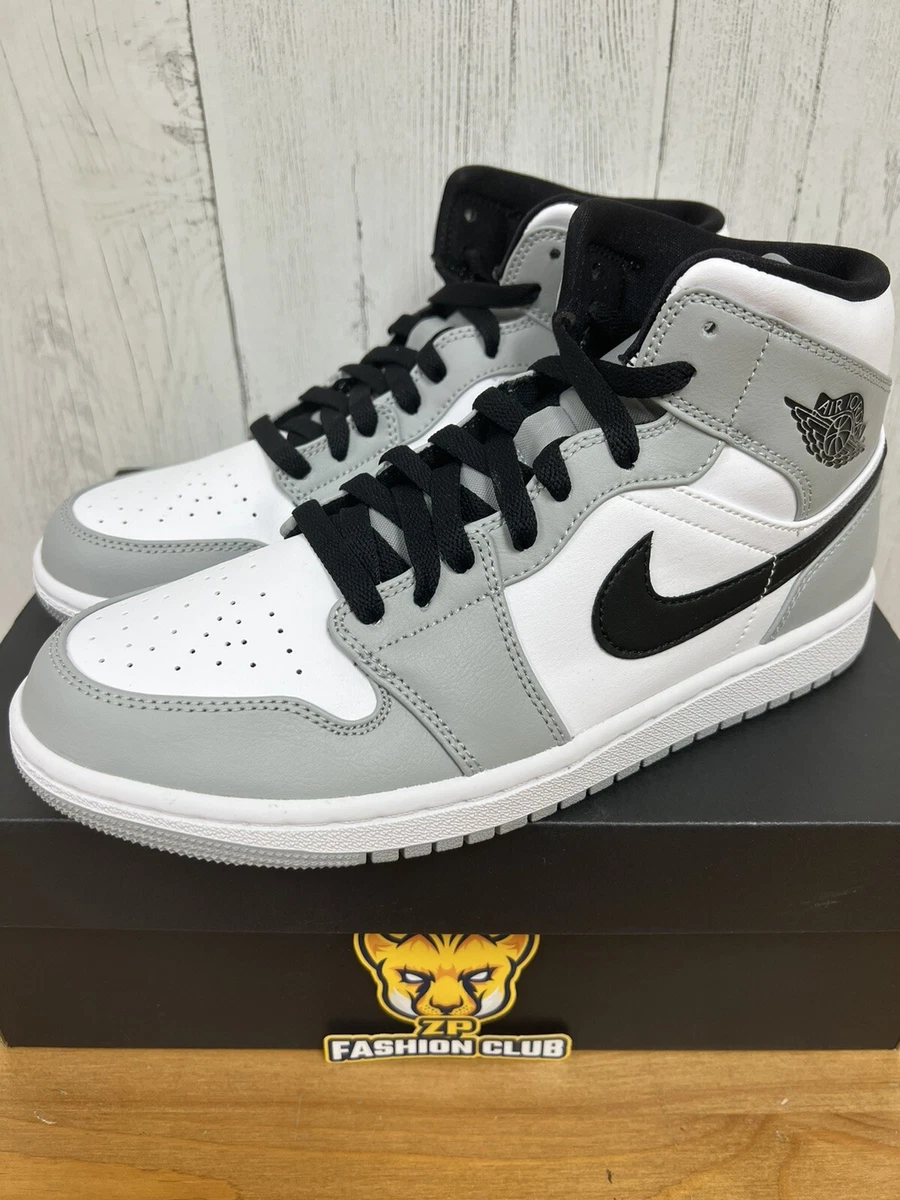 Air Jordan 1 Mid Light Smoke Grey