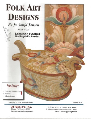 Jo Sonja Jansen JP3356 Hallingdal’s Partlet Seminar Pattern Packet - 第 1/1 張圖片