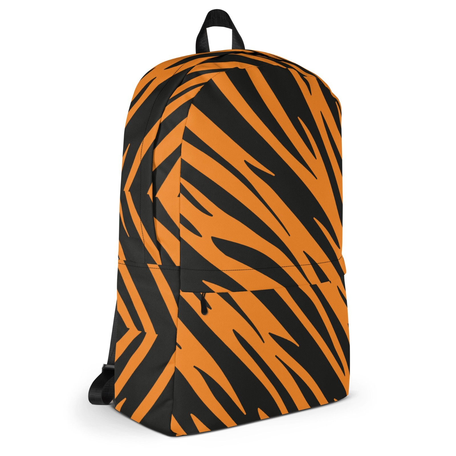 Tiger Stripes Backpack for Women, Animal Print Bookbag for School and College