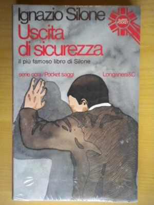 Uscita di sicurezza Silone Ignazio Longanesi ocra saggio letteratura Libro Nuovo