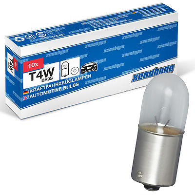 10x T4W BA9S xenohype Markenware Standlicht Kennzeichenlicht Autolampen Lampen
