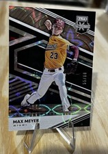 Max Meyer /60 PRIME NUMBERS B Elite Extra 2020 SP Prospect Rookie Miami Marlins