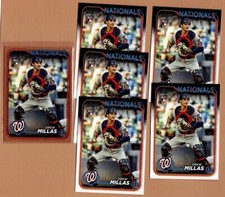 Drew Millas 2024 Topps Ser. 2 Rookie Rc lot, Gold /2024 + 5 more Nationals