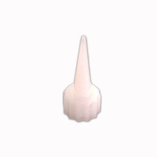 Replacement Spout Top Transparent White Plastic For CA Glue Bottles - Set Of 3