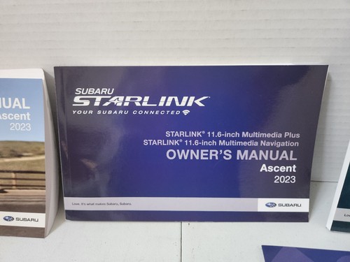 2023 SUBARU ASCENT OWNERS MANUAL BOOK SET WITH CASE FREE SHIPPING - Picture 3 of 8