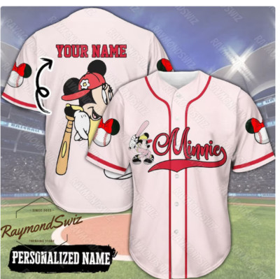Mouse 3D Baseball Jersey Shirt HALLOWEEN GIFT CHRISTMAS GIFT BEST PRICE OVER PRI