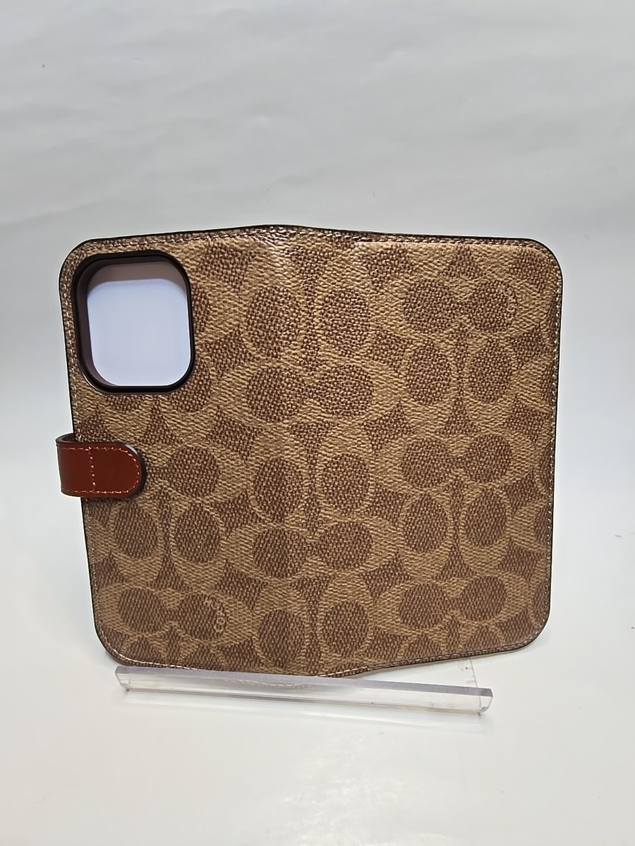 COACH iPhone 15 Pro フォリオケース COACH NEW YORK Folio Wallet Detachable Case for Apple iPhone