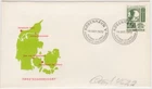Denmark FDC 1972, Danish Construction Projects, Little Belt Bridge