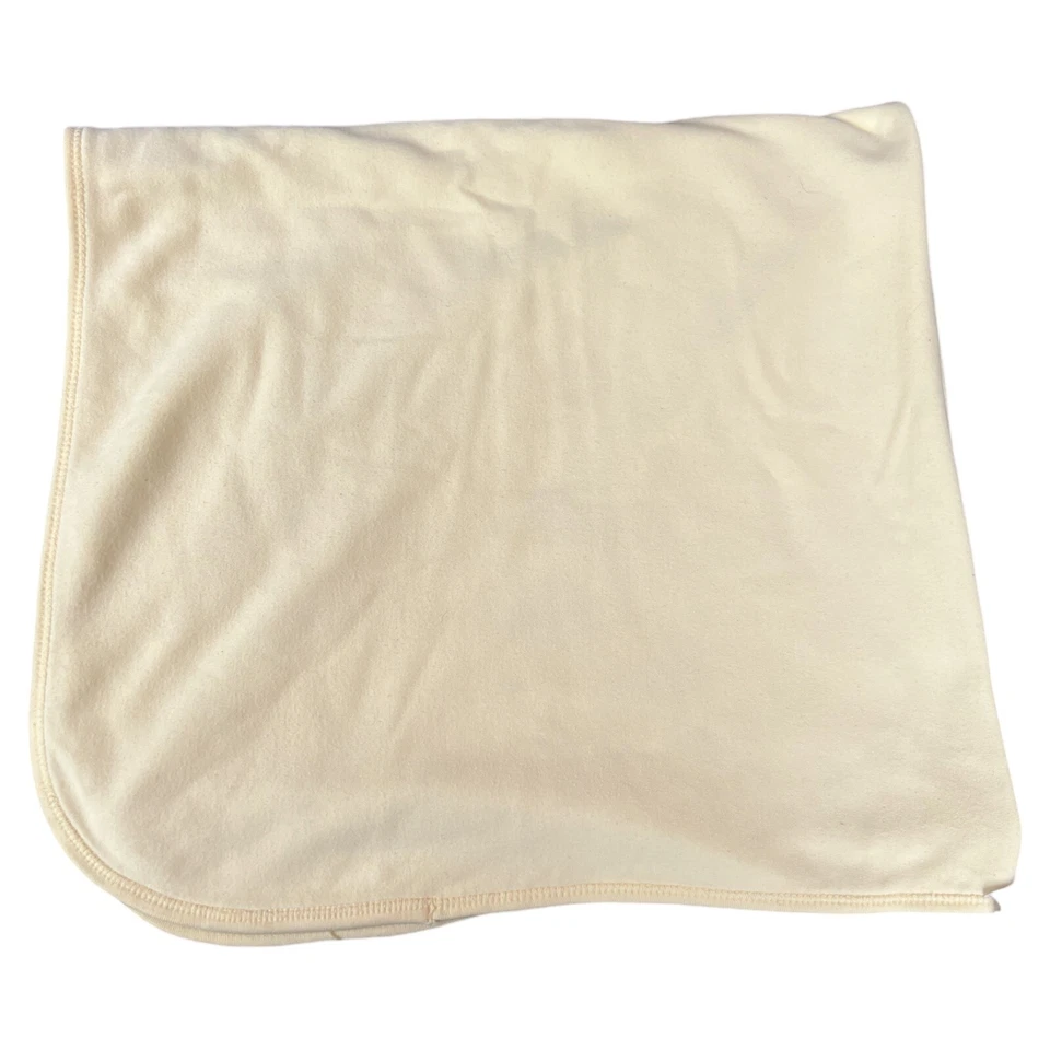 Gerber Manta Bebé Algodón Orgánico Amarillo Blanco Oso Pollito Adorable Reversible Foto 4 de 4