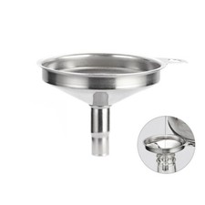 1 pz Imbuto In Acciaio Inox Riempimento Fiaschetta Birra Olio Liquido Strum CR