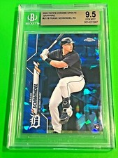 FRANK SCHWINDEL 2020 Topps Chrome Update Sapphire BGS 9.5 GEM MINT RC #U118 