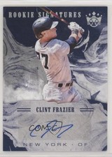 2018 Panini Diamond Kings Holo Silver 11/49 Clint Frazier #S-CF Auto 03xg