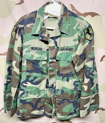1980s BDU Battle Dress Uniform 1981 M81 Woodland Shirt - 11th ACR