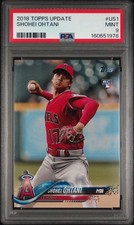 160651978 Shohei Ohtani 2018 Topps Update #US1 Rookie RC PSA 9