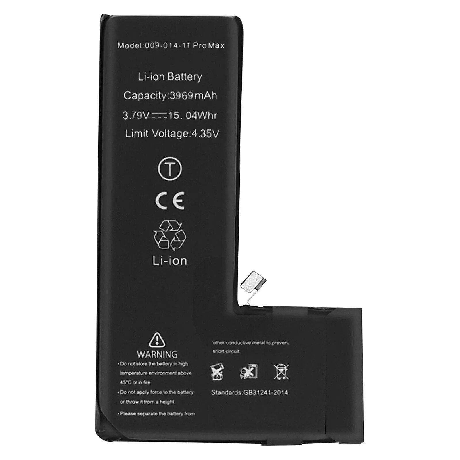 Batterie iPhone 11 Pro interne longue autonomie pour réparation mobile