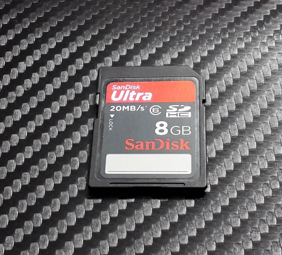 8 GB SanDisk Ultra Full Size SD Card SDHC Memory For Digital Camera / Console - Image 2 of 2