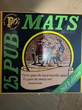 New Set of 25 Assorted British Pubmats Beermats Coasters Made in Britain