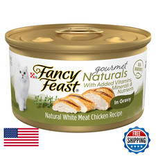 Purina Fancy Feast Wet Cat Food Gourmet Naturals White Meat Chicken Recipe In