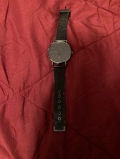 Geneva Black Dial Quartz Analog Wristwatch 40mm, accept offers