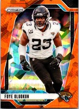 2024 Panini Prizm #134 Foye Oluokun Orange Ice