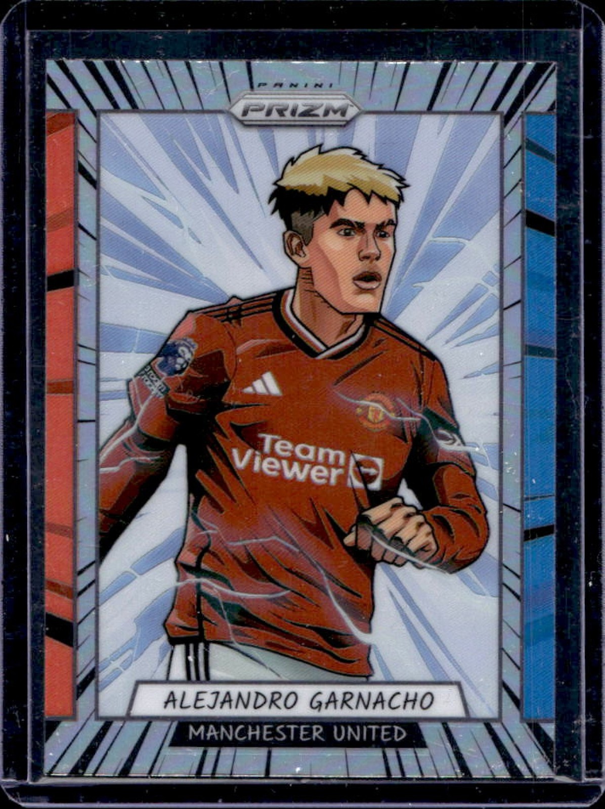 2023-24 Panini Prizm Premier League Alejandro Garnacho Manga SSP #11 Man U
