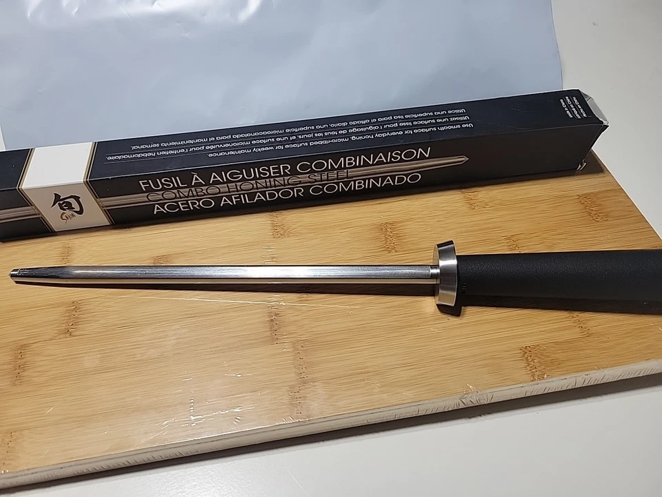Afilador de cuchillos Shun Combo de acero afilador con caja (nuevo) Foto 2 de 4