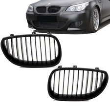 Performance K�hlergrill f�r BMW 5er E60 E61 passend Schwarz MATT Grill auch M M5