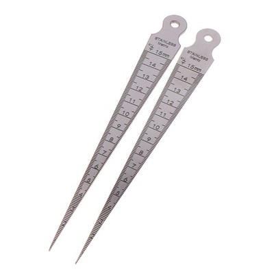 Stainless Steel Taper Gauge Feeler Inner Diameter Ruler Gap Hole Measuring Tool