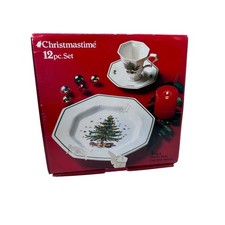 Nikko Christmastime 12pc Dinnerware Set Chris...